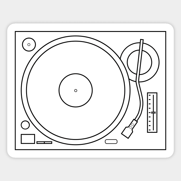 Turntable Sticker by soundlab